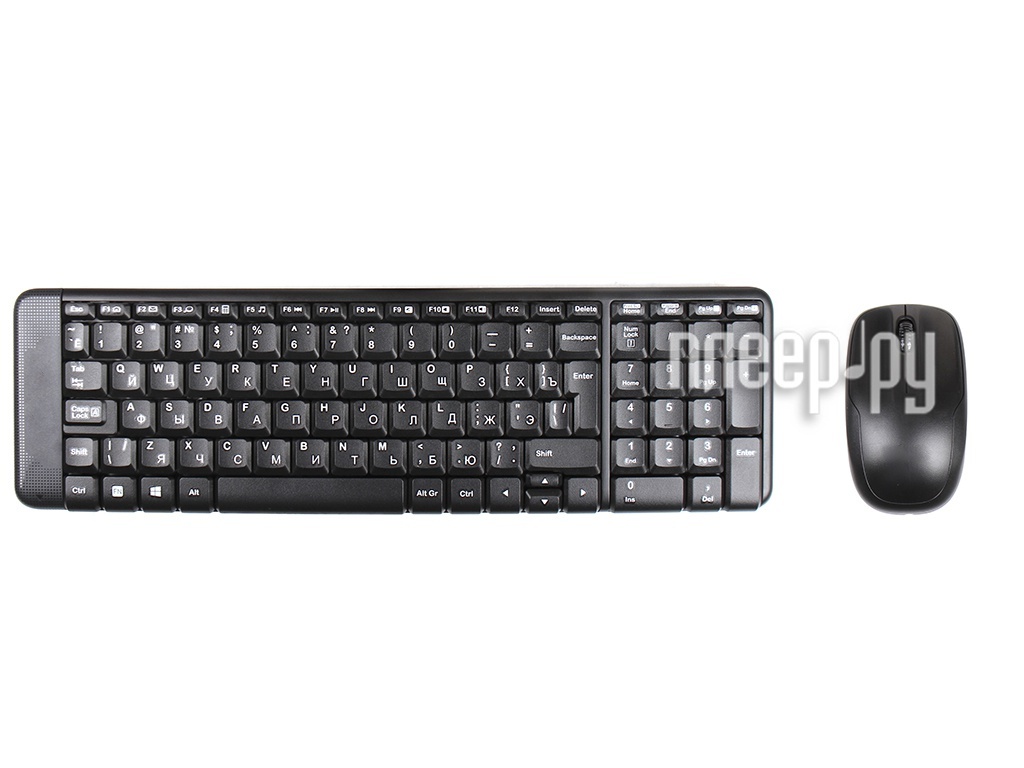 LogitechКомплектмышь+клавиатураvjFjFVbX,черный