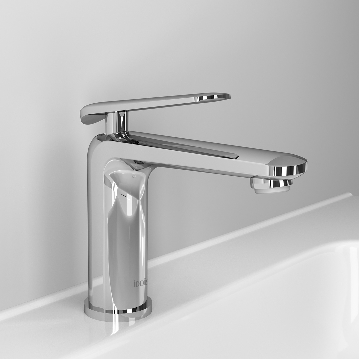 Фото товара на маркетплейсе ozon Смеситель для раковины IDDIS, латунь, однорычажный, глянцевый хром, Dash, DASSB00i01