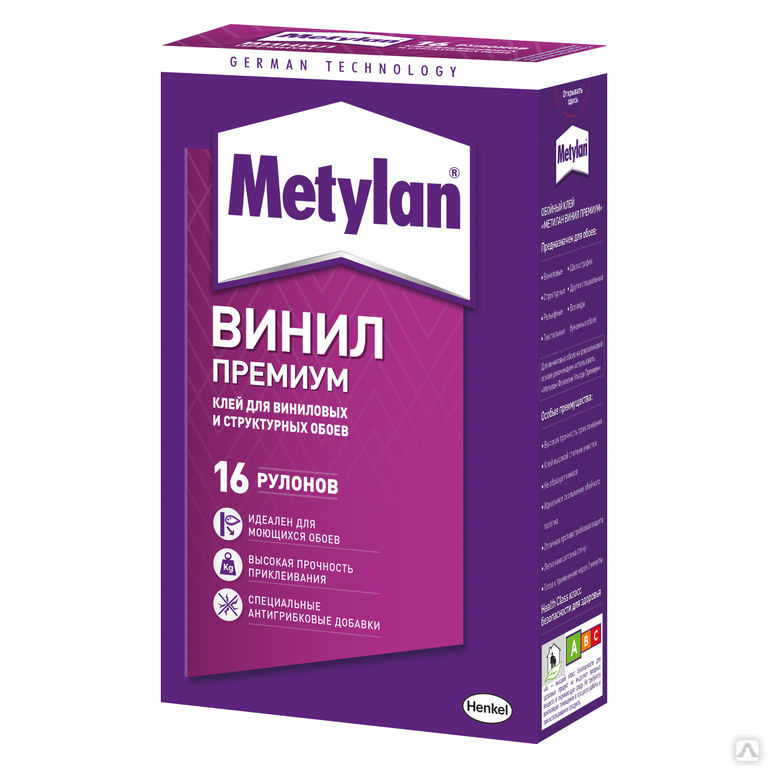 Клей для обоев metylan винил премиум