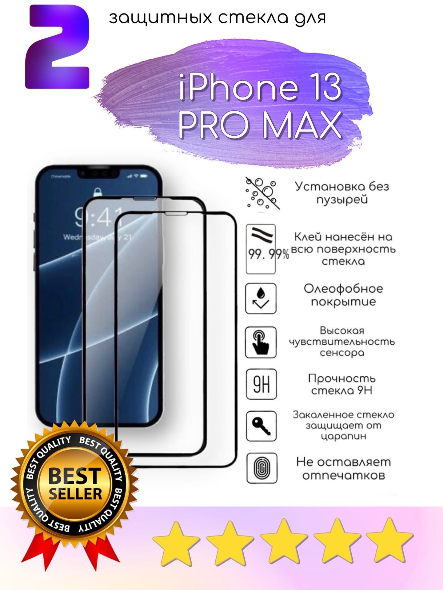 Защитное стекло 13 pro max