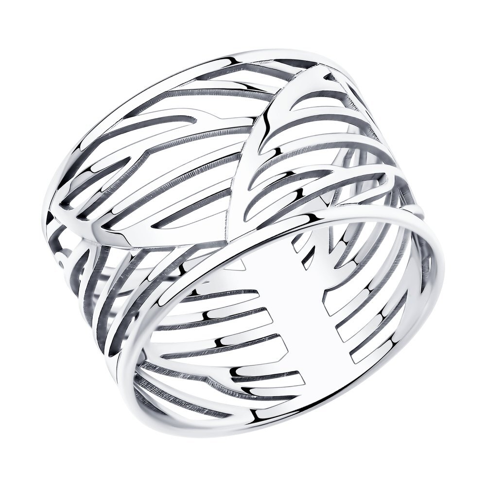Кольцо серебро 925 женское Ozon