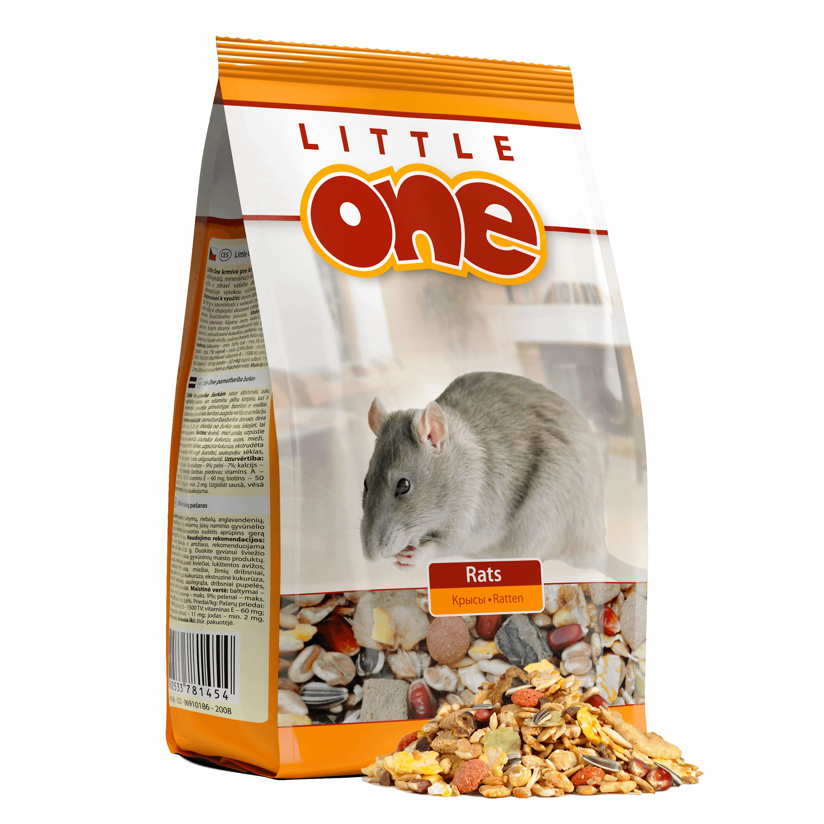 Корм для крыс Little One , 400 гр — купить в интернет-магазине OZON с ...