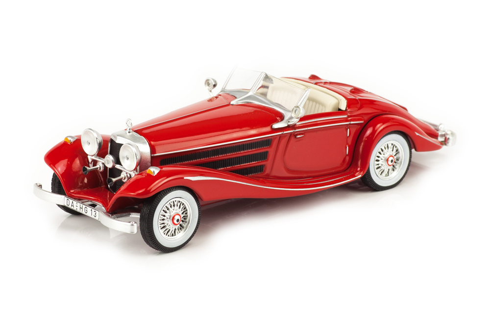 Модель коллекционная Mercedes 540K 1936 red