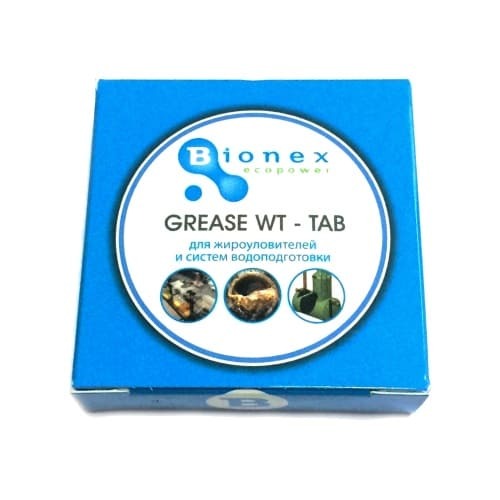 Bionex Grease WT Tab "Таблетки для жироуловителей" (1шт)