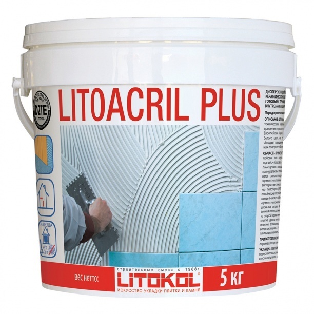 Клей для плитки LITOKOL Litoacril Plus 1 кг