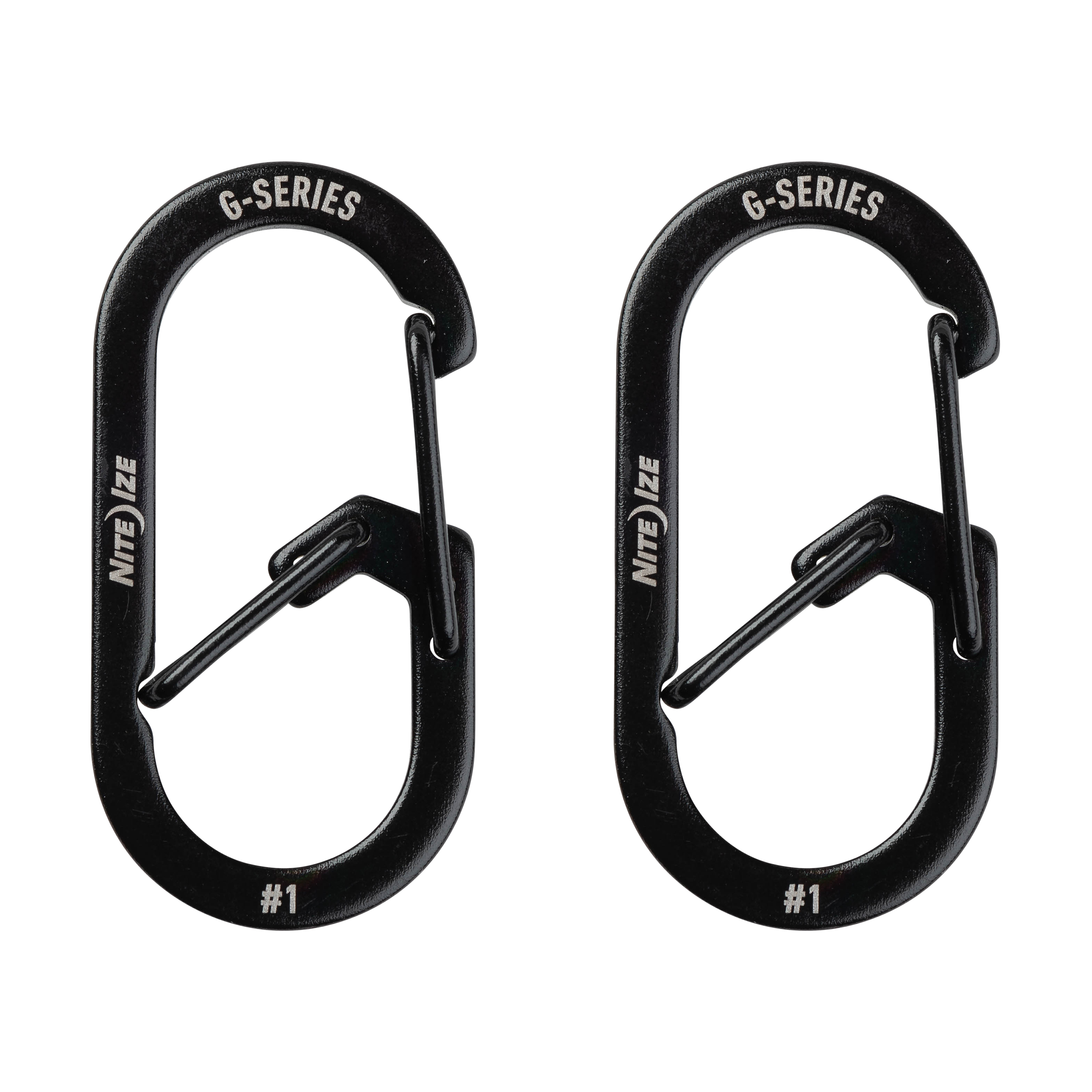 Карабин Nite Ize G-Series Dual Chamber Carabiner #1 - Черный 2 шт