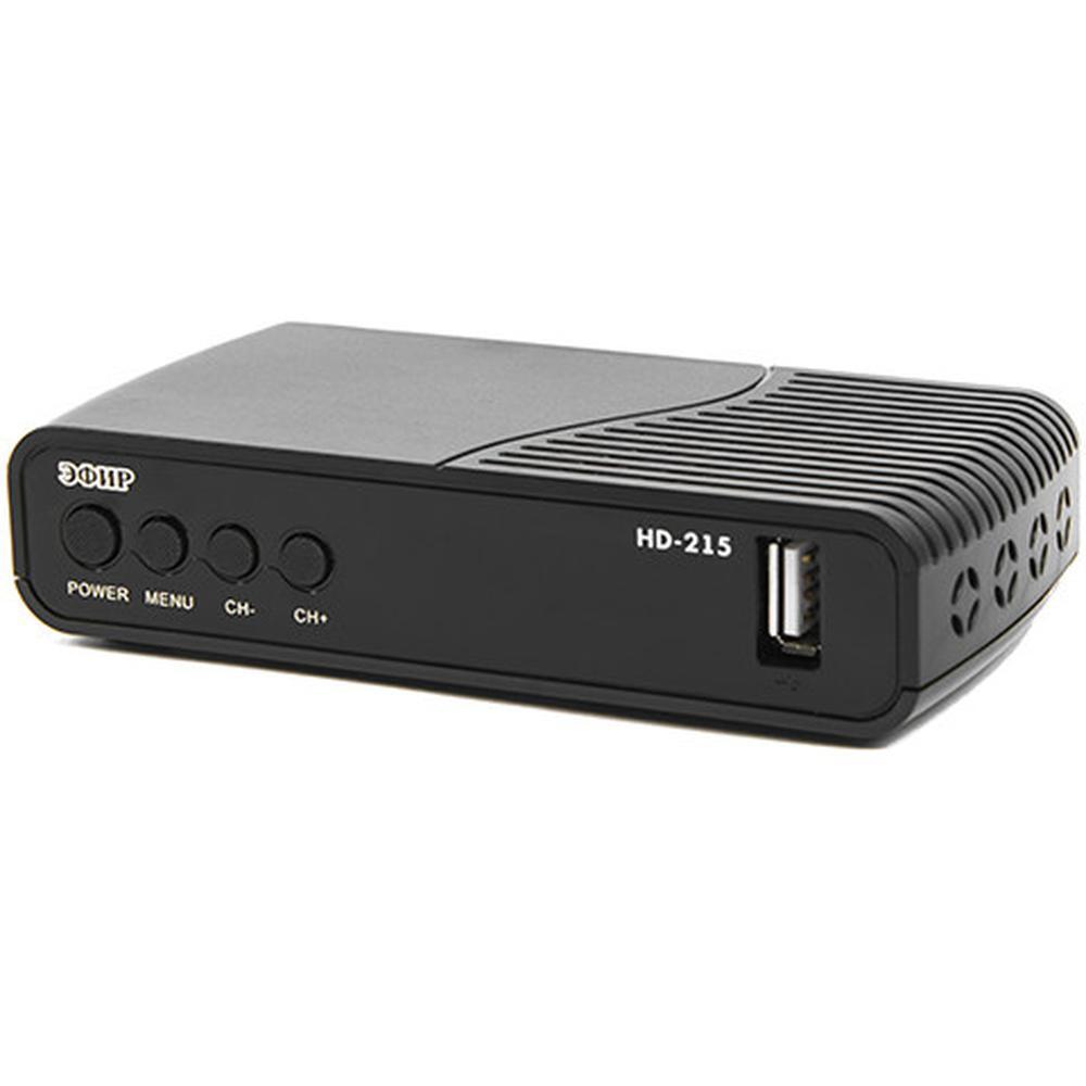 Ресивер Сигнал Эфир HD-215 черный DVB-T2