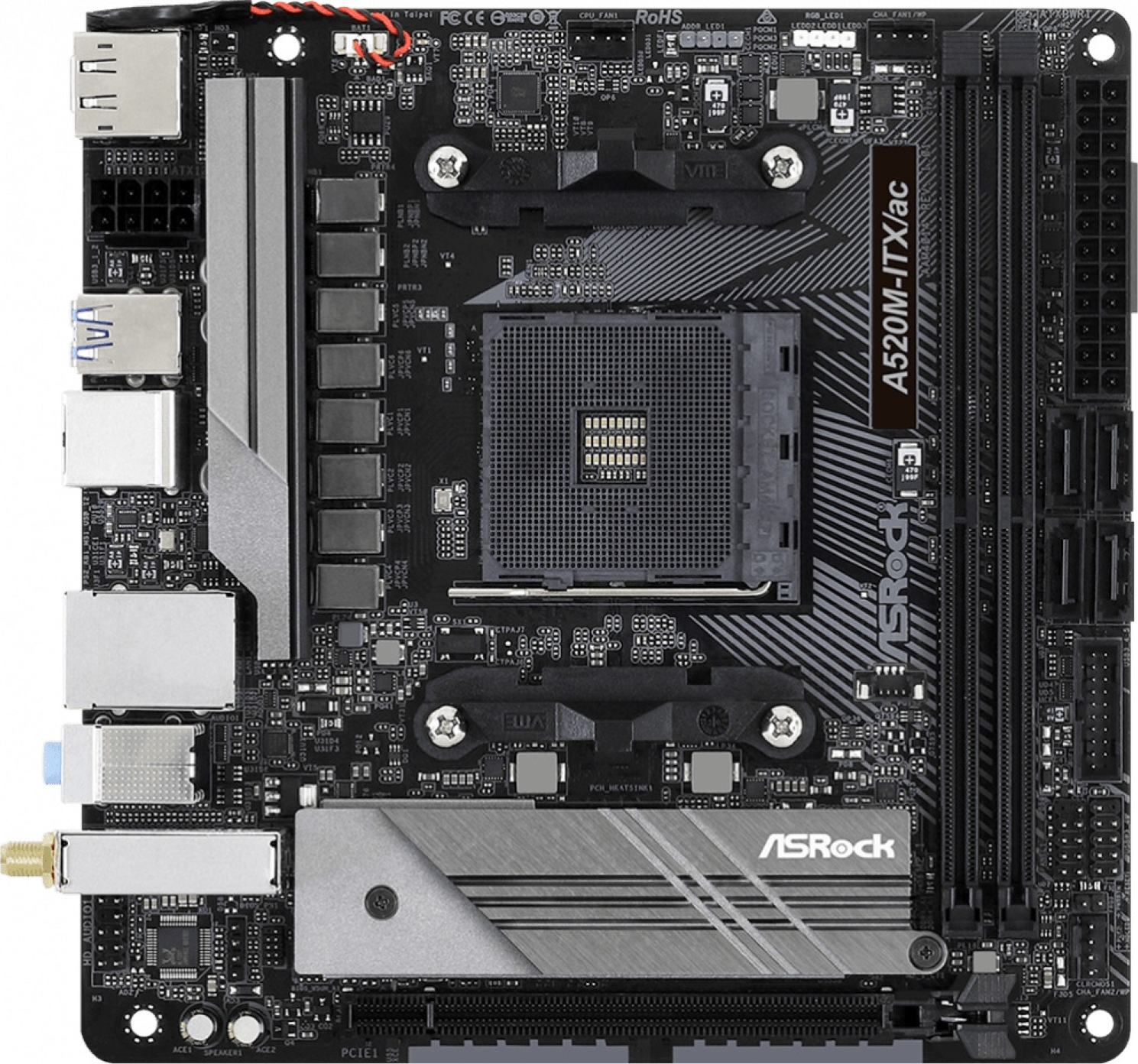 ASRockМатеринскаяплатаA520M-ITX/ACDDR4