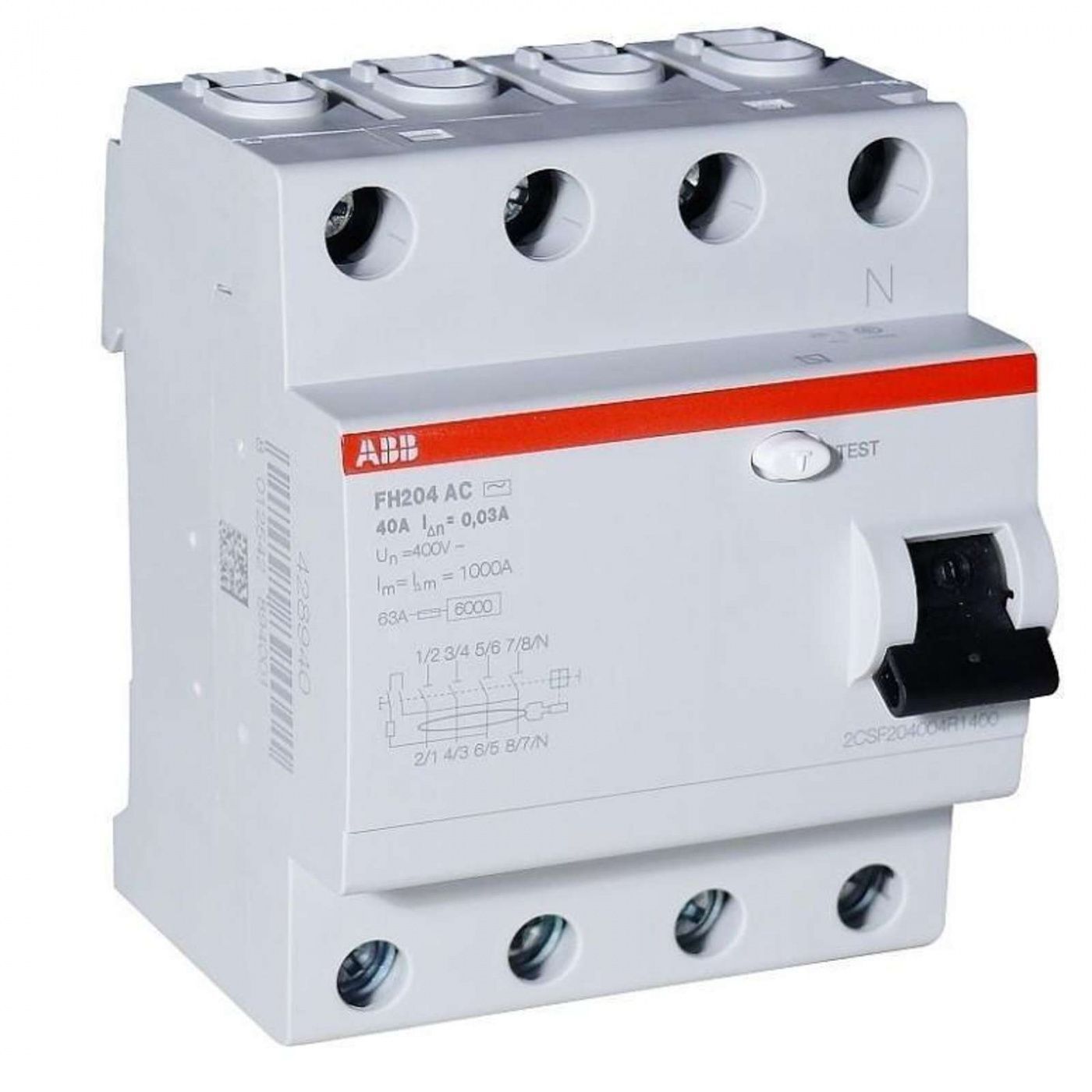 Автоматический выключатель дифференциального тока abb. ABB fh204ac УЗО 4p 63a 30ma (AC). ABB fh204 AC 63a 0,1а. УЗО автомат 25 АББ. УЗО трехфазное ABB f204 40а 300ma АС четырехполюсный.