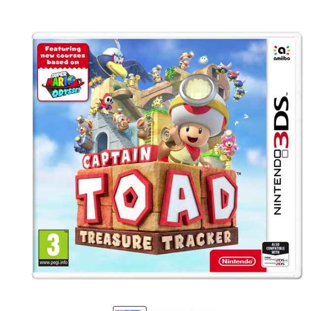 Видеоигра Nintendo Captain Toad: Treasure Tracker для 3DS 