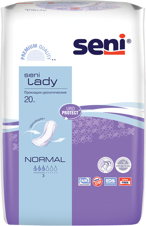 Прокладки урологические женские SENI LADY normal 20 шт.