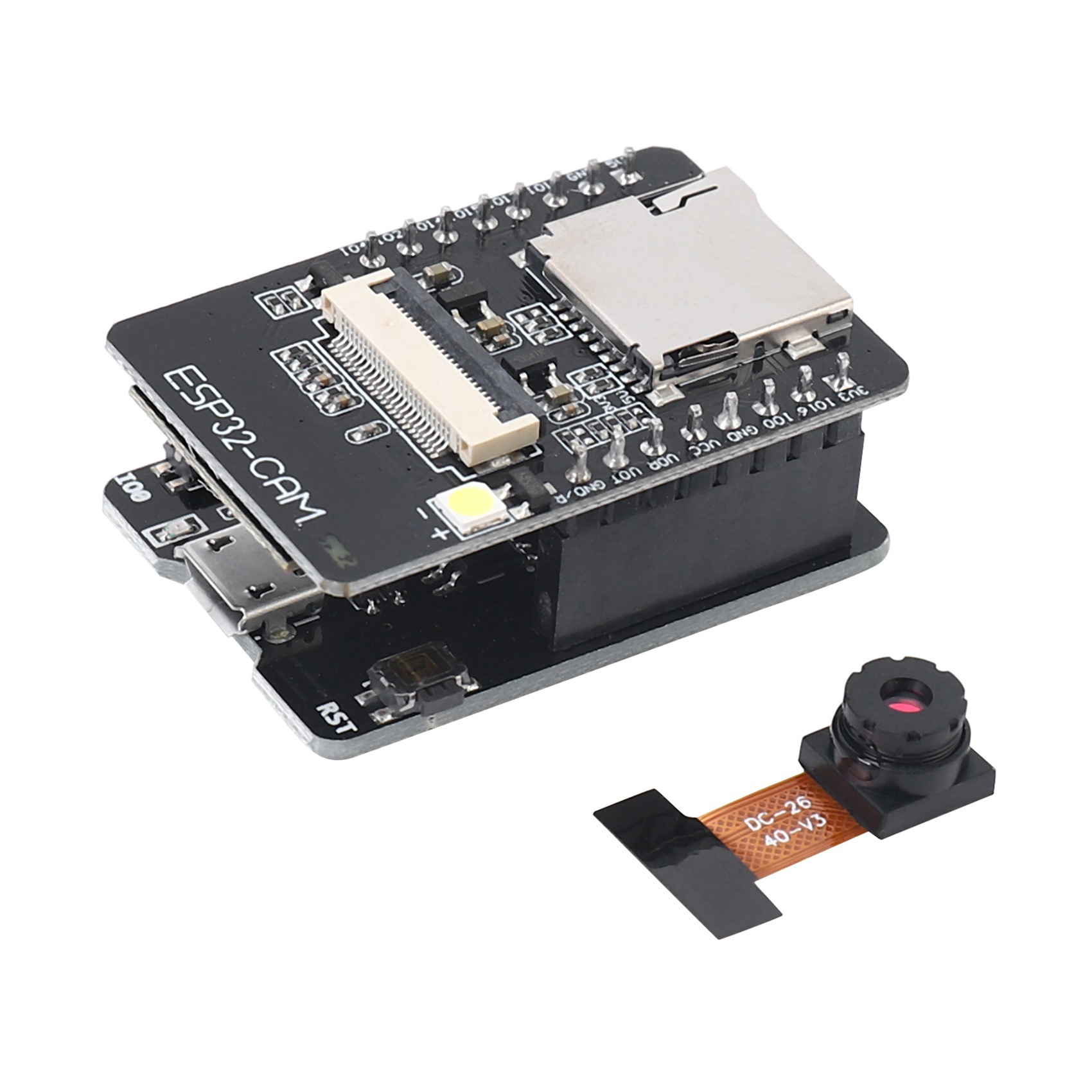 Интерфейс micro. Esp32-cam-MB. Ov2640. Материнка с вай фай модулем