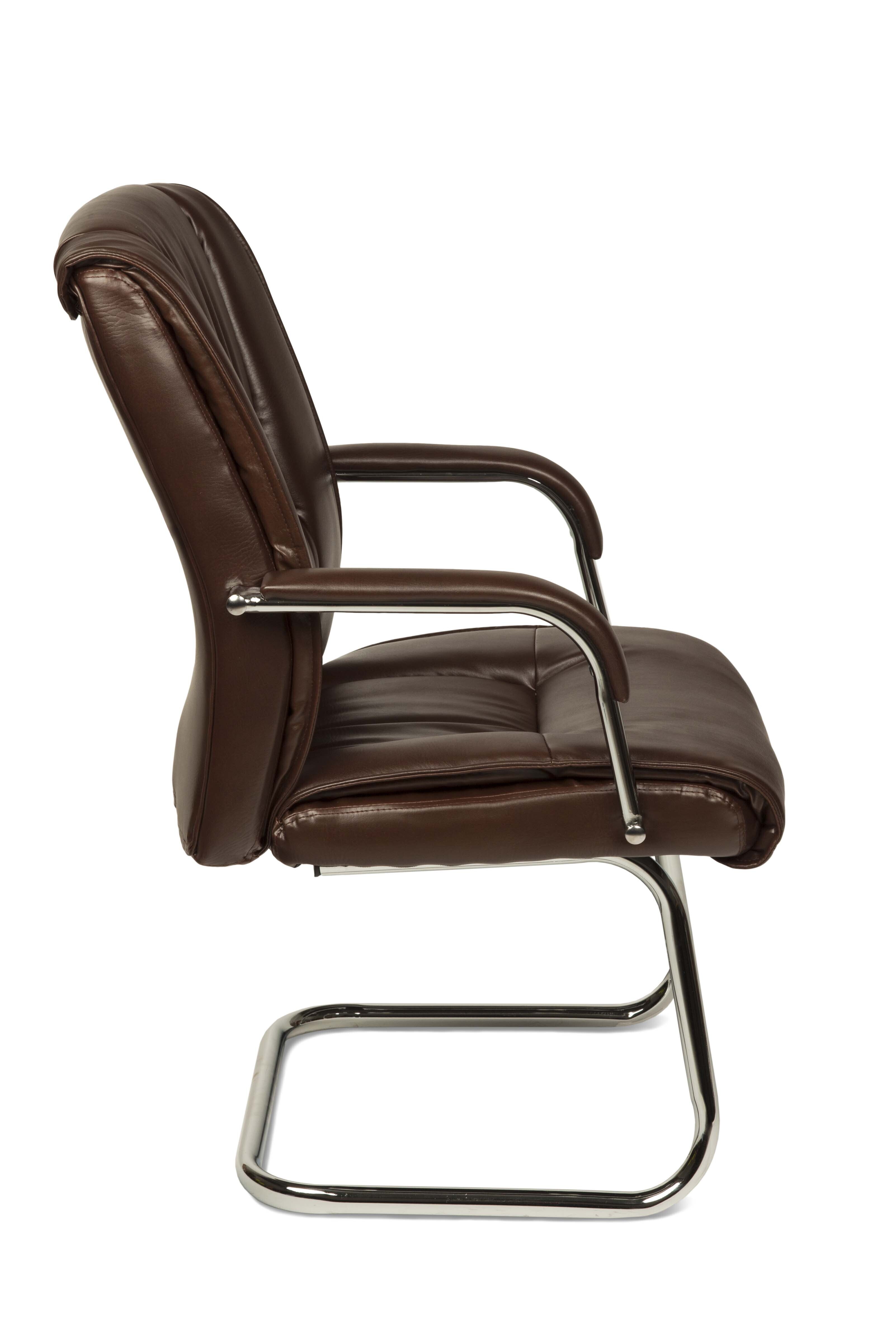 Кресло ретро р-1 коричневое (экокожа) купить Москва