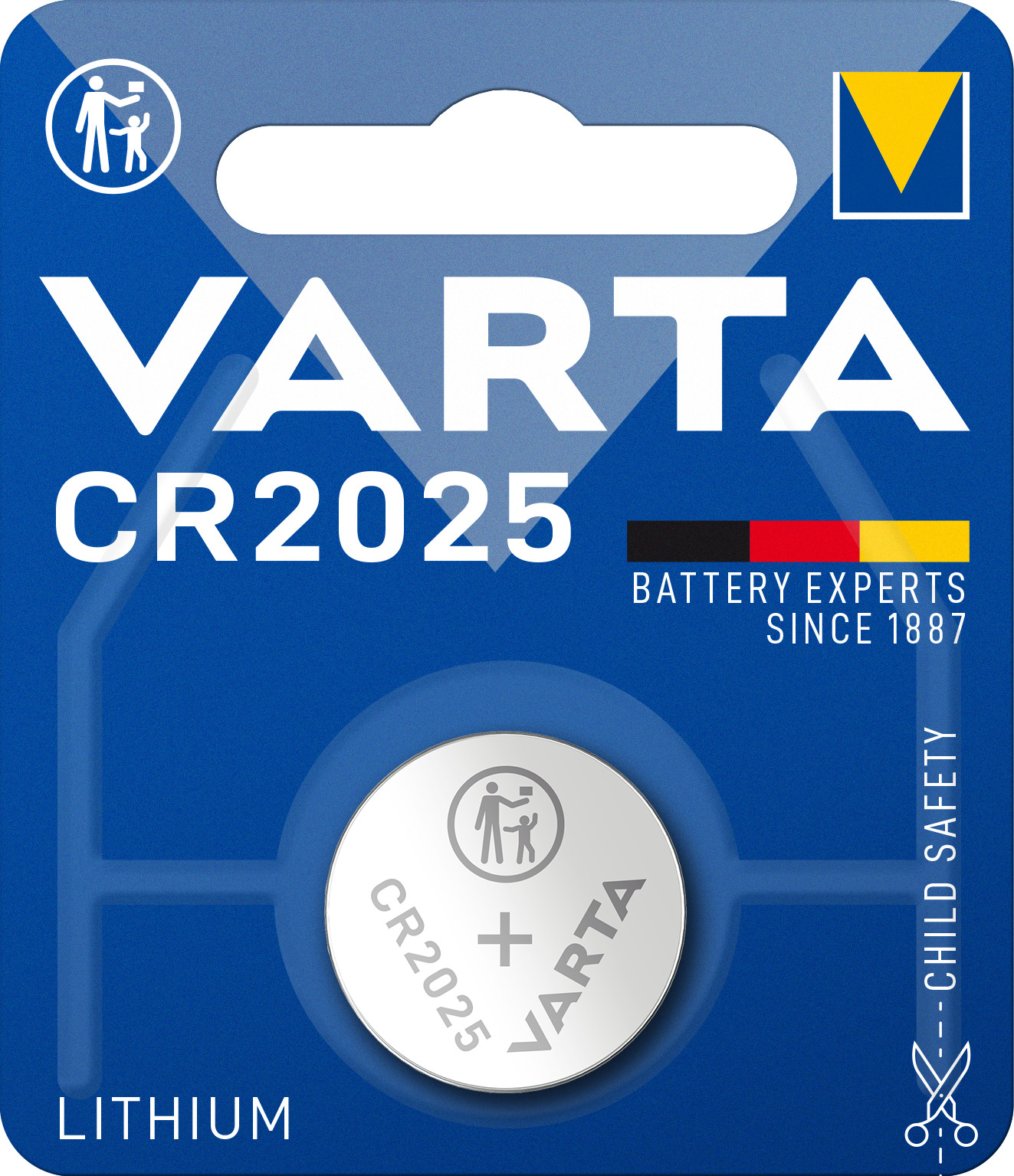 Varta Батарейка CR2025, Литиевый тип, 3 В, 1 шт