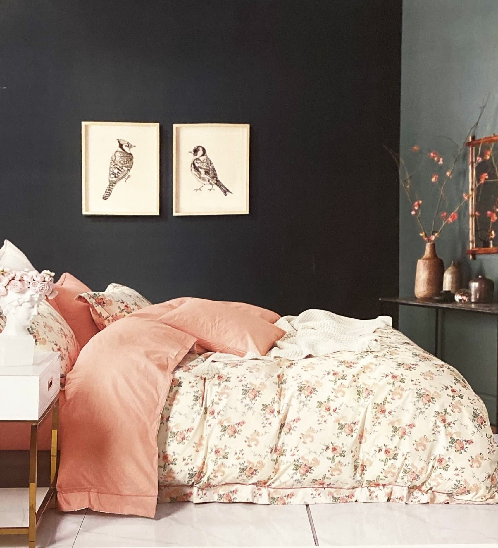 Комплект постельного белья с одеялом Maison D`or Rose Marine Семейный ...