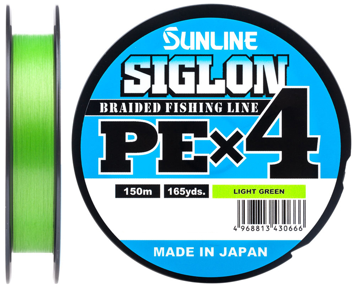 ШнурSunlineSIGLONPE4150M(LightGreen)#1.5/25LB