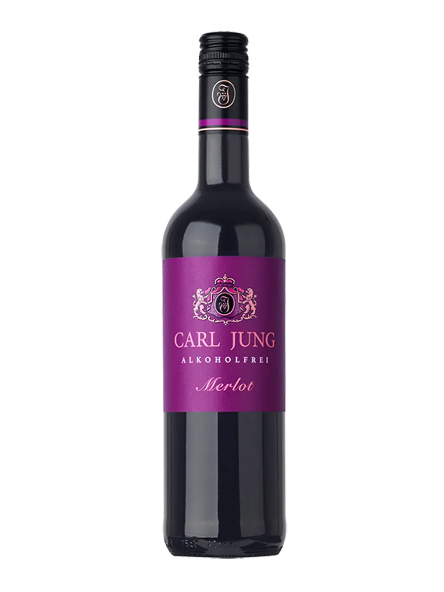 Вино безалкогольное красное полусухое  Carl Jung "Merlot" (Мерло) 0,75 л