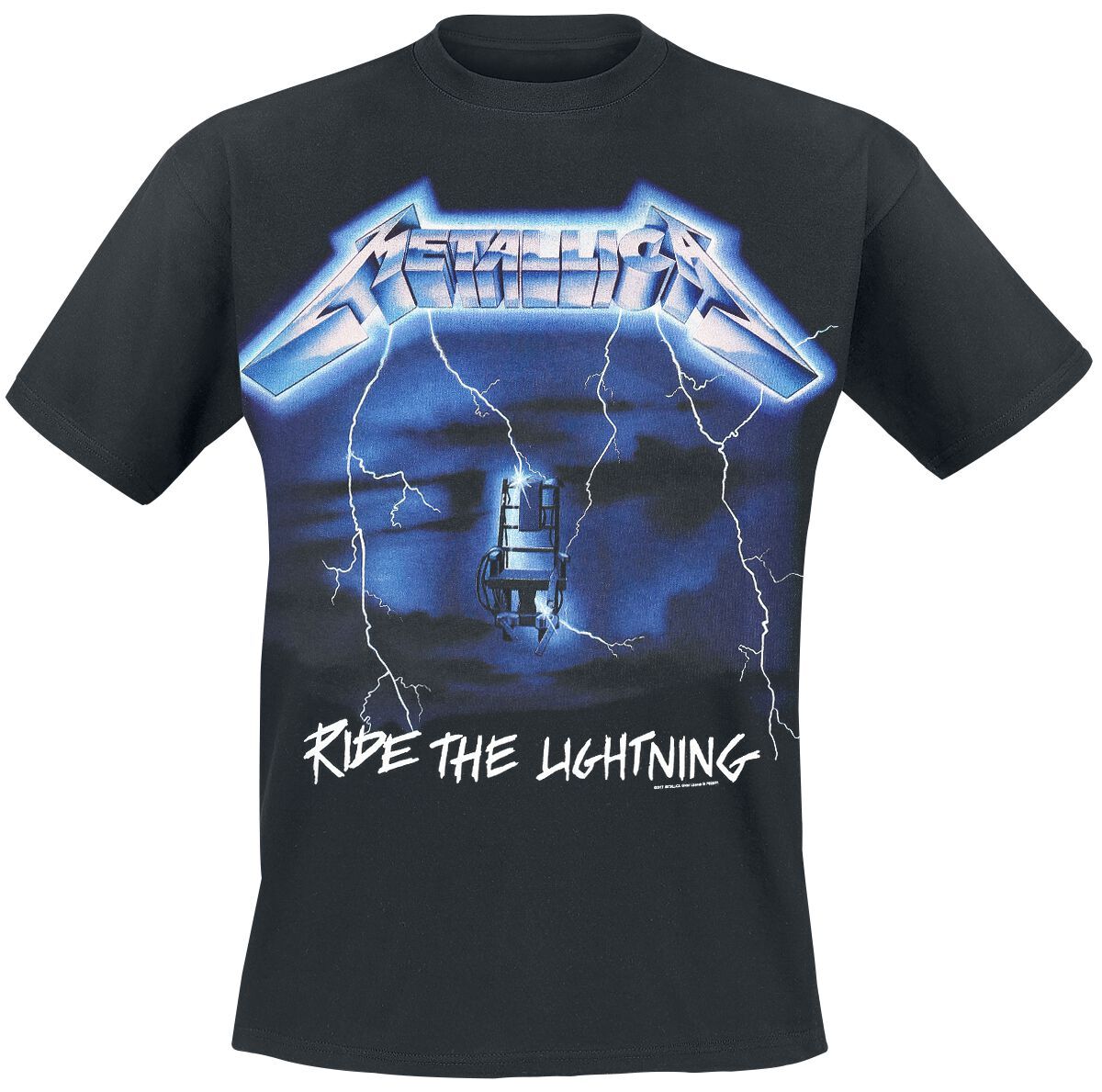 Ride the lightning. Metallica Ride the Lightning футболка. Metallica Ride the Lightning t-Shirt с коротким рукавом. Metallica Ride the Lightning обложка альбома. Металика Арктика футболка.