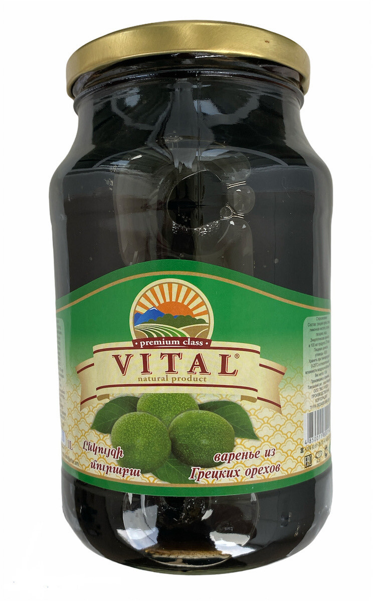 Варенье из грецких орехов "VITAL" 1л, 1шт., Армения — купить в интернет ...