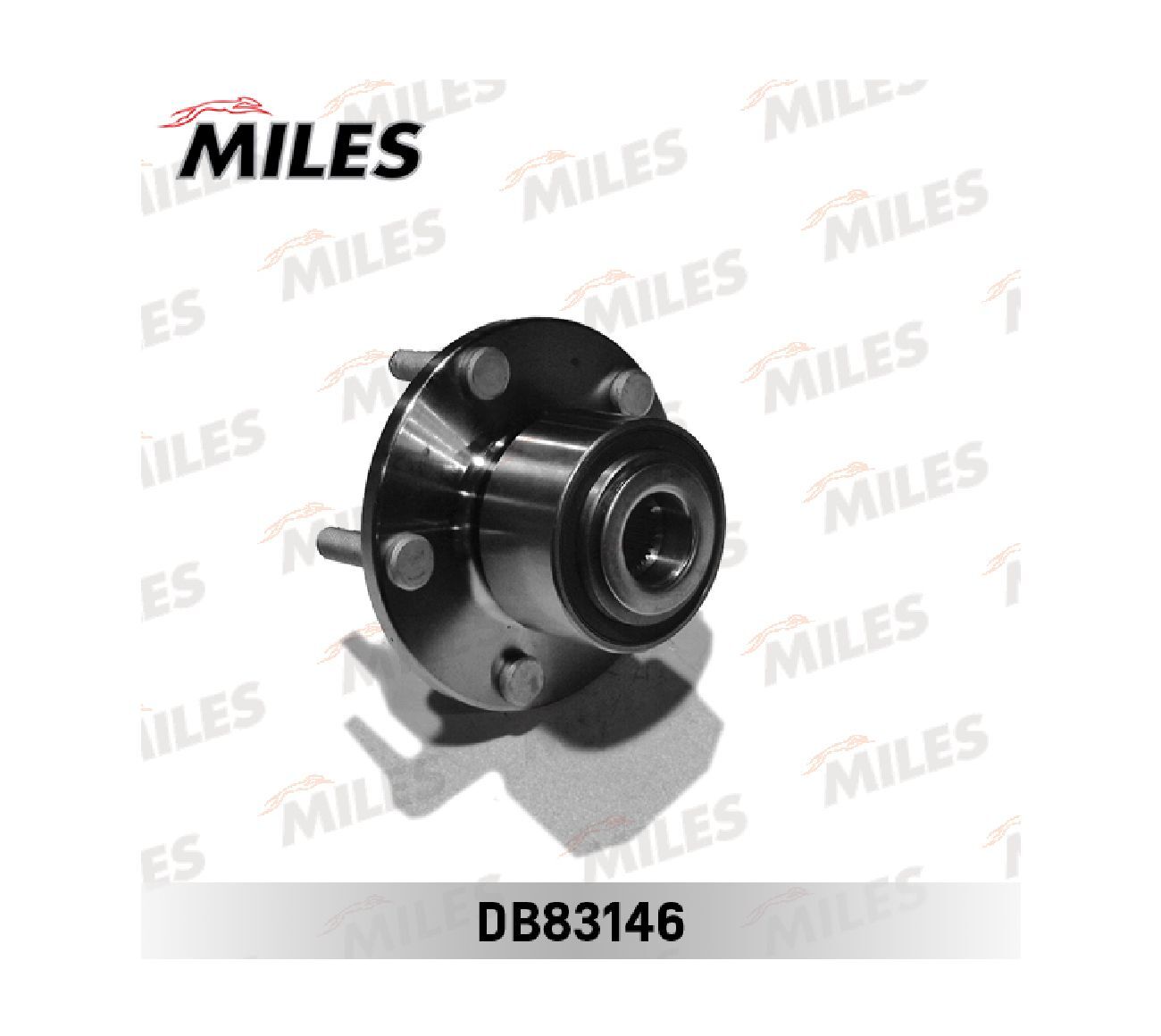 Ступица с подшипником передняя +ABS, MAZDA 3 03-05., MILES DB83146