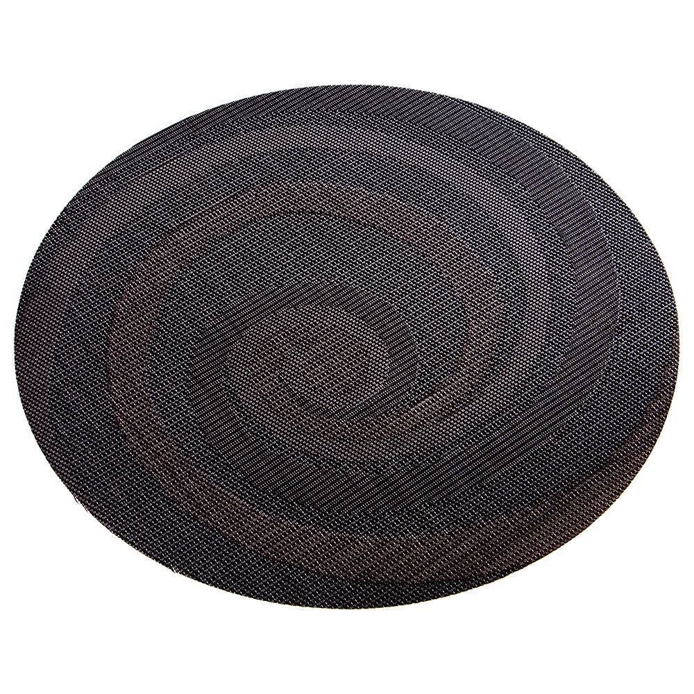 Набор 4 штуки Подстановочная салфетка диаметр 38см, черный