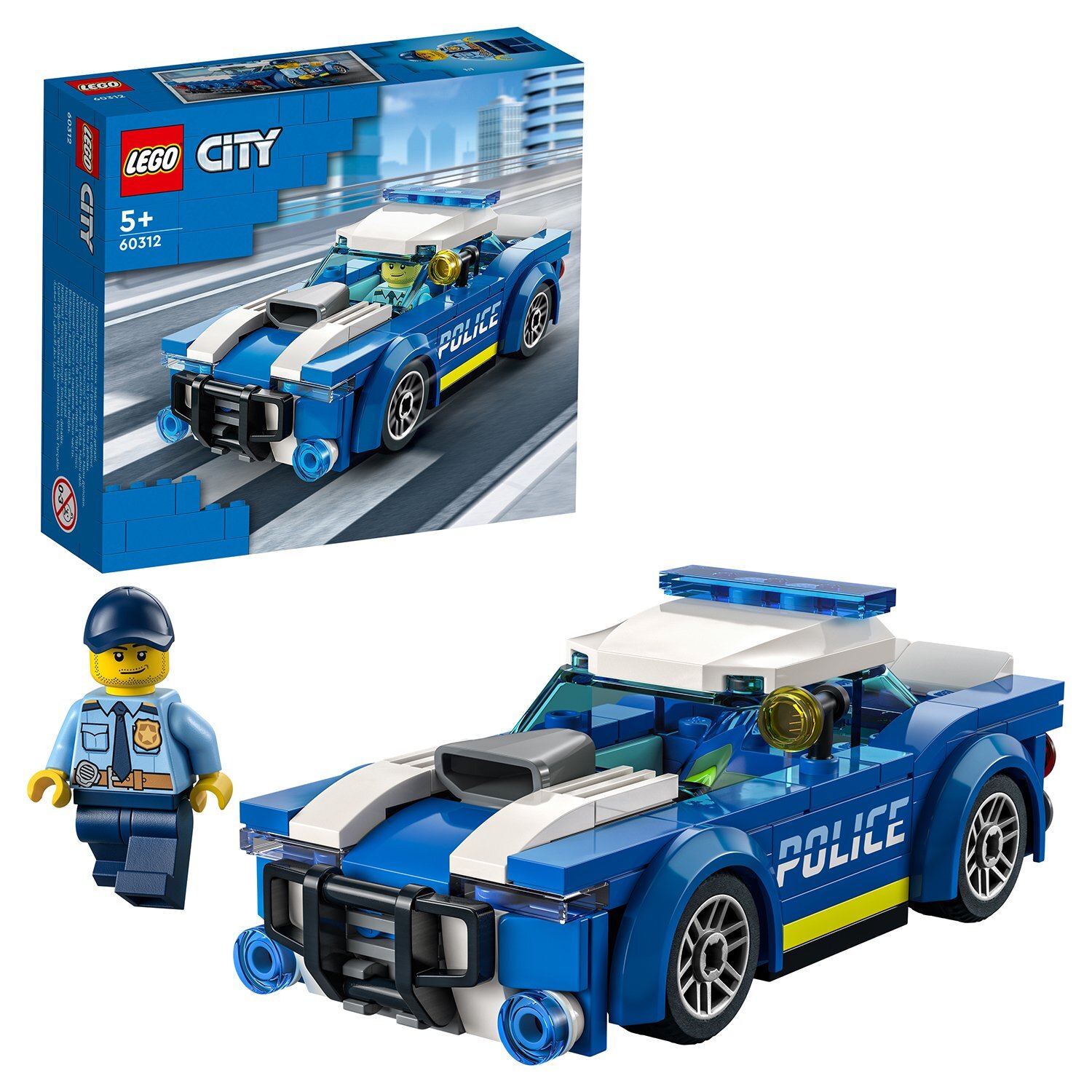 LEGO City Police Полицейская машина 60312 - купить с доставкой по выгодным  ценам в интернет-магазине OZON (519145891)