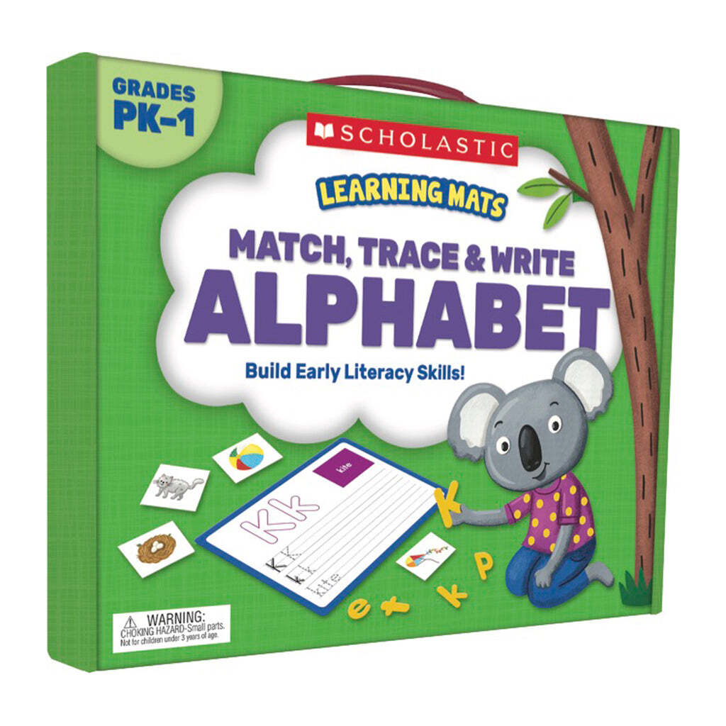 Match a track. Scholastic Inc.. Learning mats: Alphabet.
