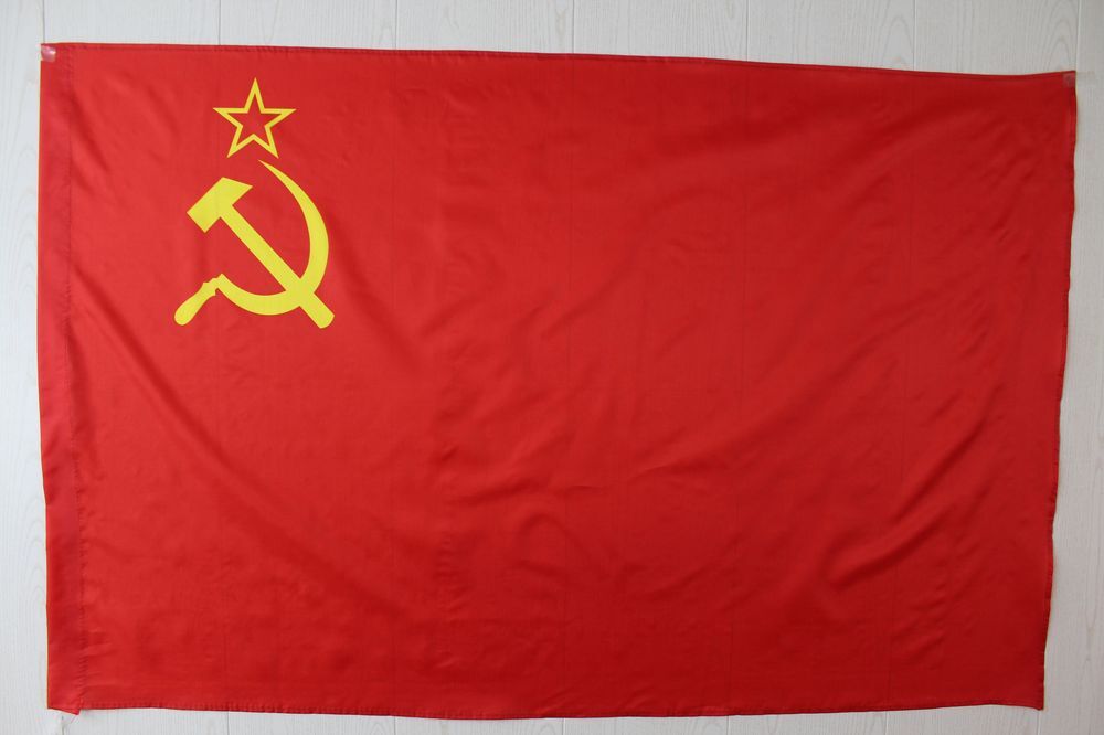 Флаг 90*135см Знамя Победы. Красный флаг советского Союза. Тканевый Советский флаг. Флаг 90*135см СССР.