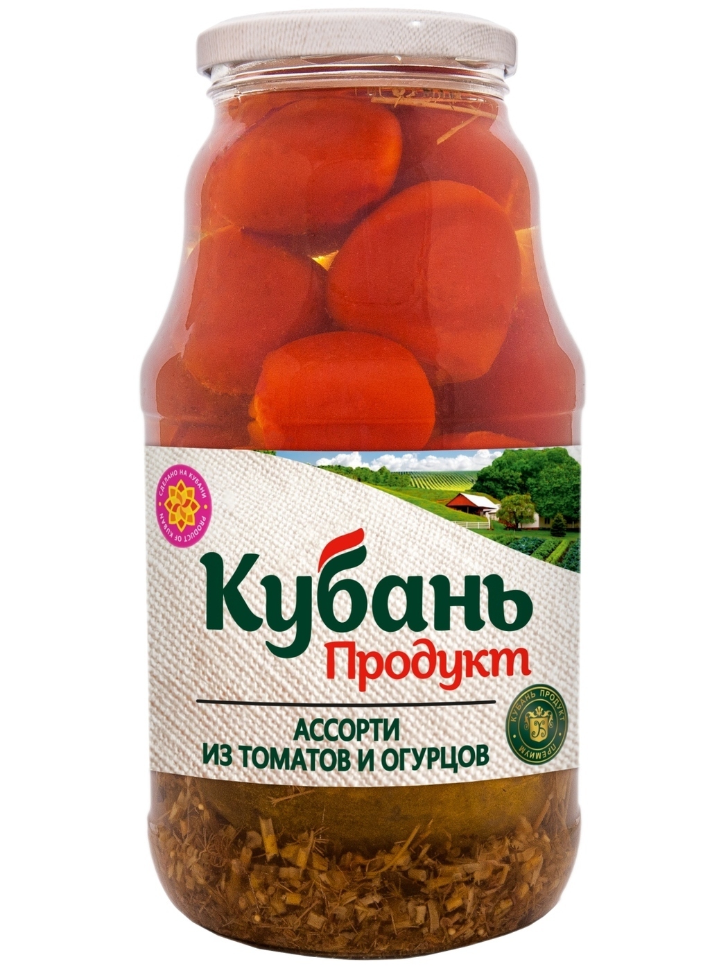 "Кубань Продукт" Ассорти маринованное ст/б 1800гр.*3шт.