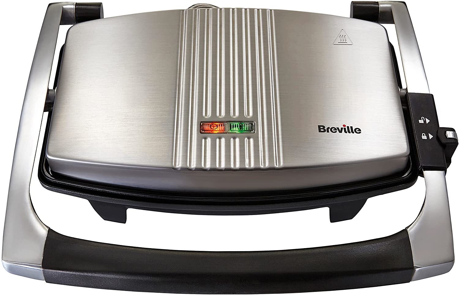 Breville Бутербродница VST025 1000 Вт, черный, хром