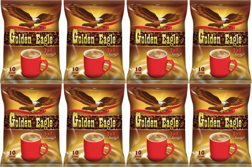 Кофе игл. Голден игл кофе 3 в 1. Кофе 3 в 1 Classic Golden Eagle. Кофе 3в1 "Голден игл Классик" 20гр/10. Кофе Golden Eagle 3в1 20г.