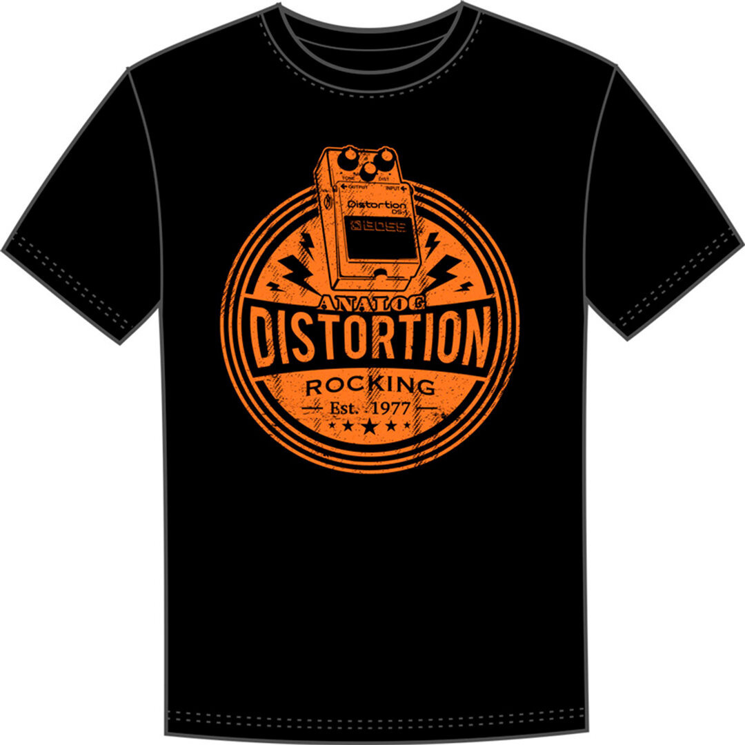 Merch boss. Футболка Boss Distortion. Boss педали футболки. Футболка Roland. Футболка small Boss.