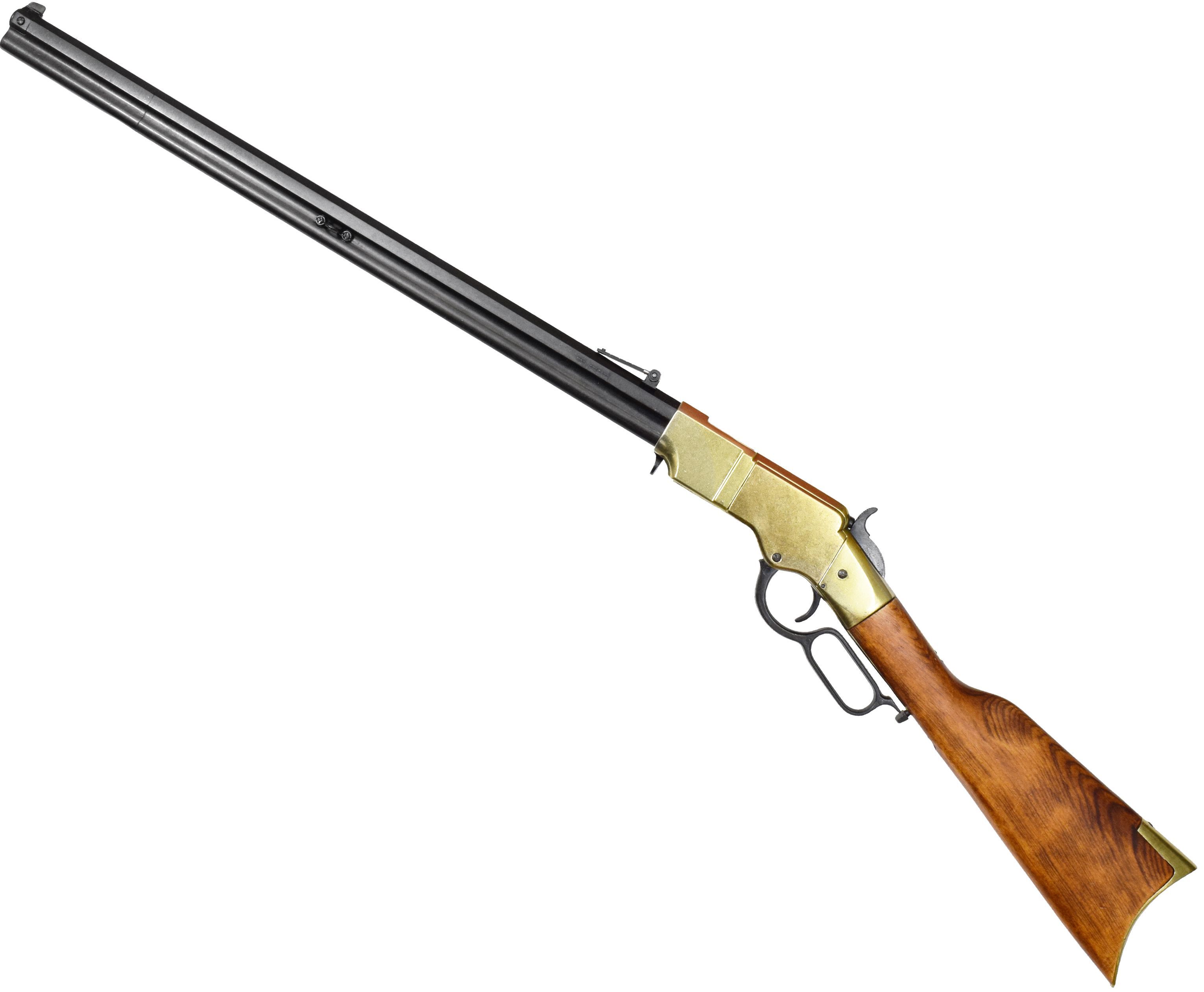 Макет винтовки Denix Henry Rifle (D7/1030L, латунь, США, 1860 г)