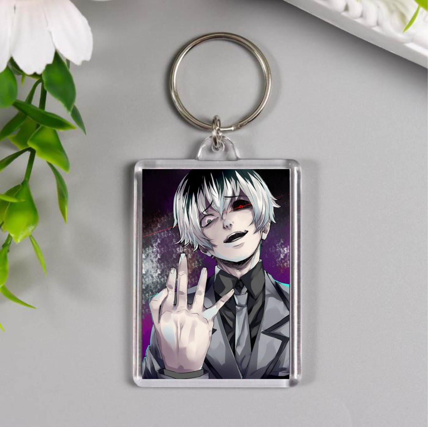 Брелок для сумки, аниме, токийский гуль, Tokyo Ghoul, канеки - купить с  доставкой по выгодным ценам в интернет-магазине OZON (1430055181)