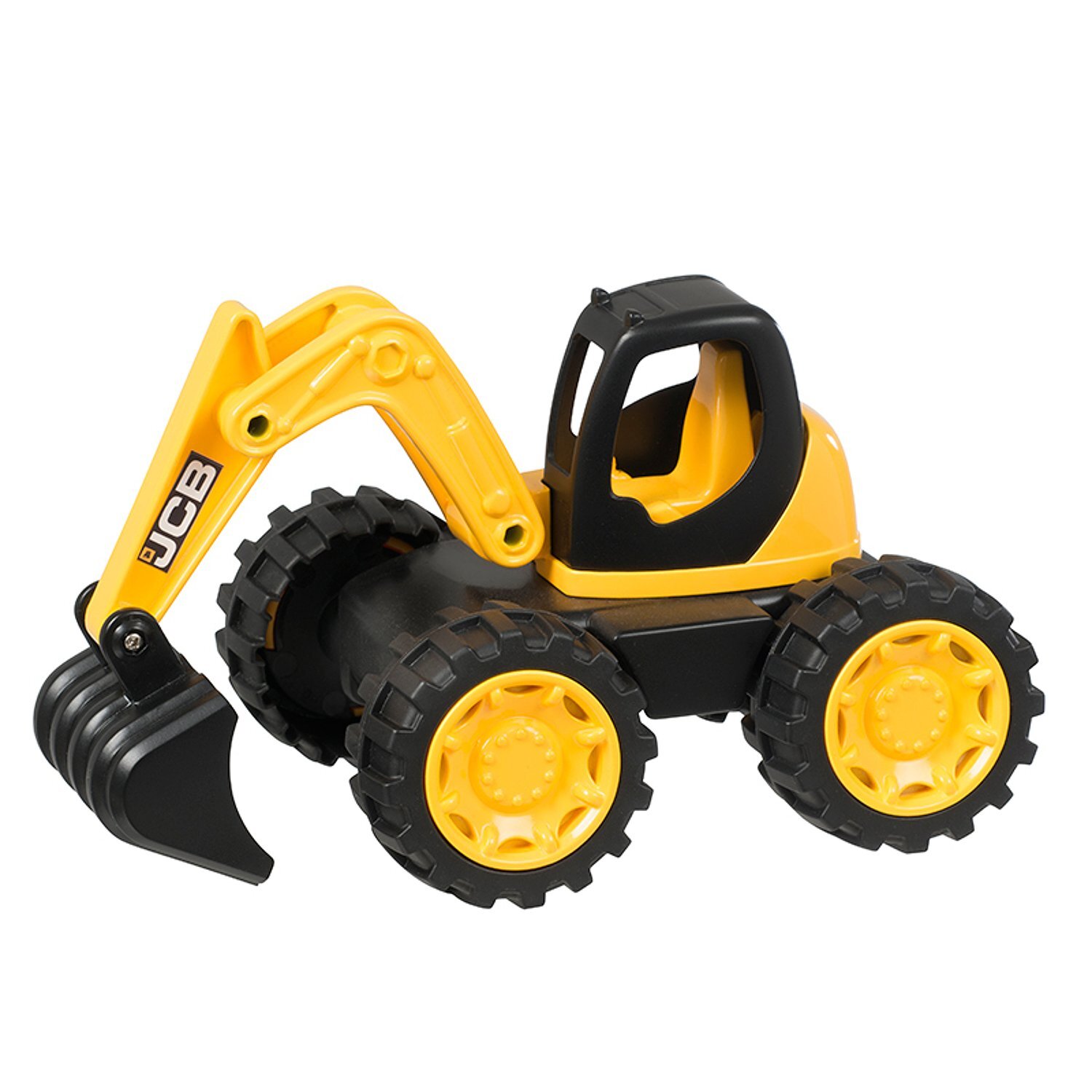 Экскаватор для детей. Экскаватор HTI JCB (1416226.00) 18 см. Экскаватор HTI 