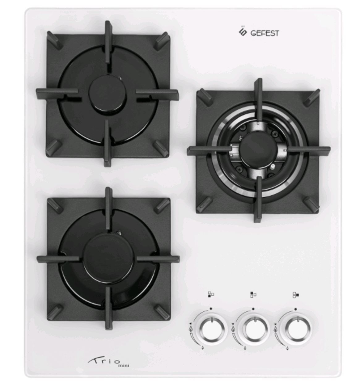 3х конфорочная газовая панель для кухни встраиваемая