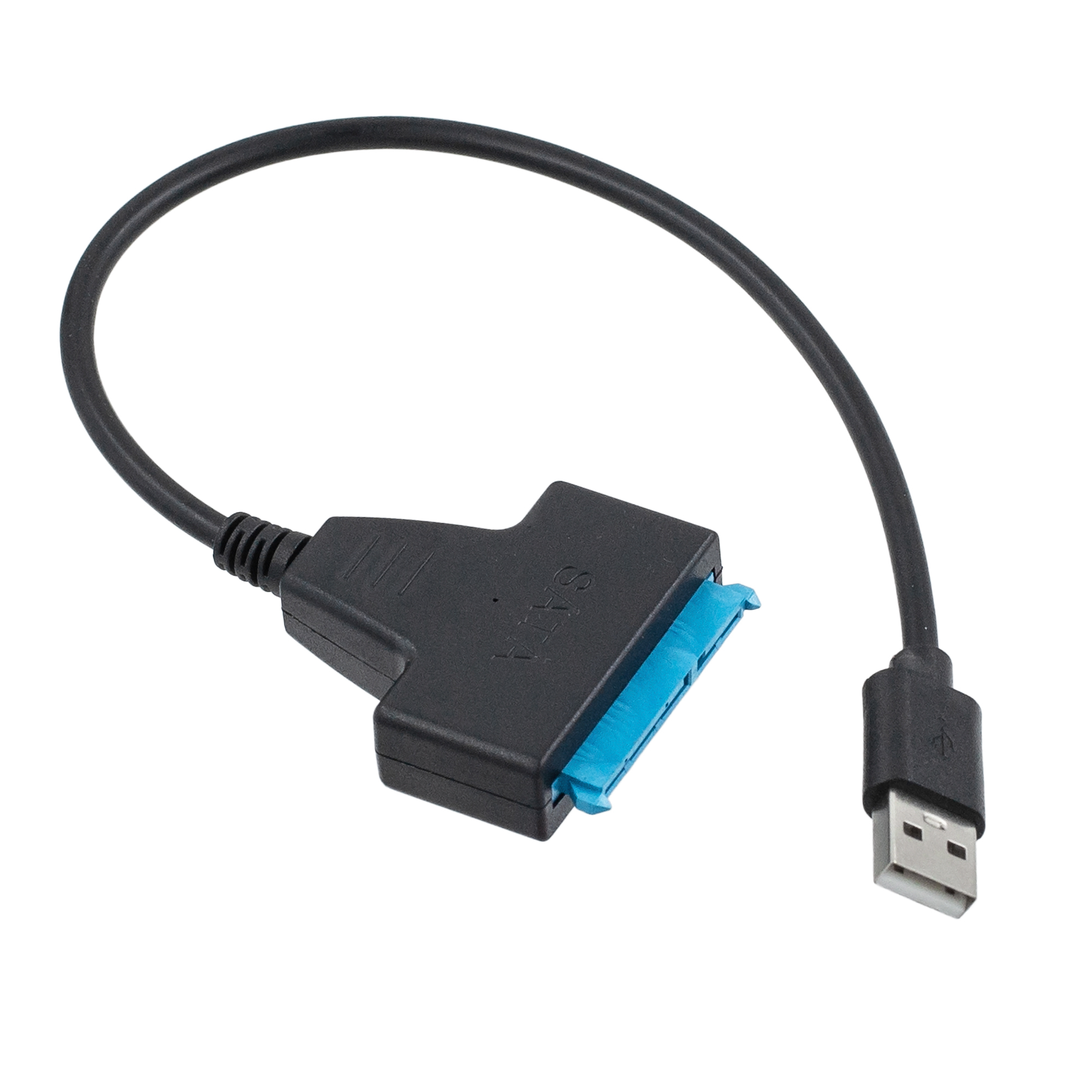 Адаптер-переходник USB 2.0 - SATA lll для HDD / SSD / переходник/ для  жесткого диска/ usb sata адаптер/ кабель HDD 2,5 / SSD