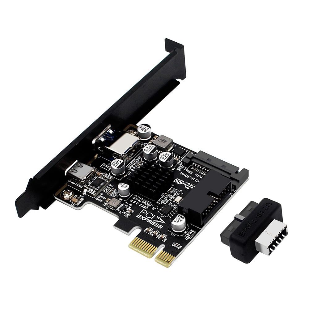 Плата расширения портов pci e. Адаптер PCI USB 3.0. Контроллер PCI-E Asia 2p USB 3.0.