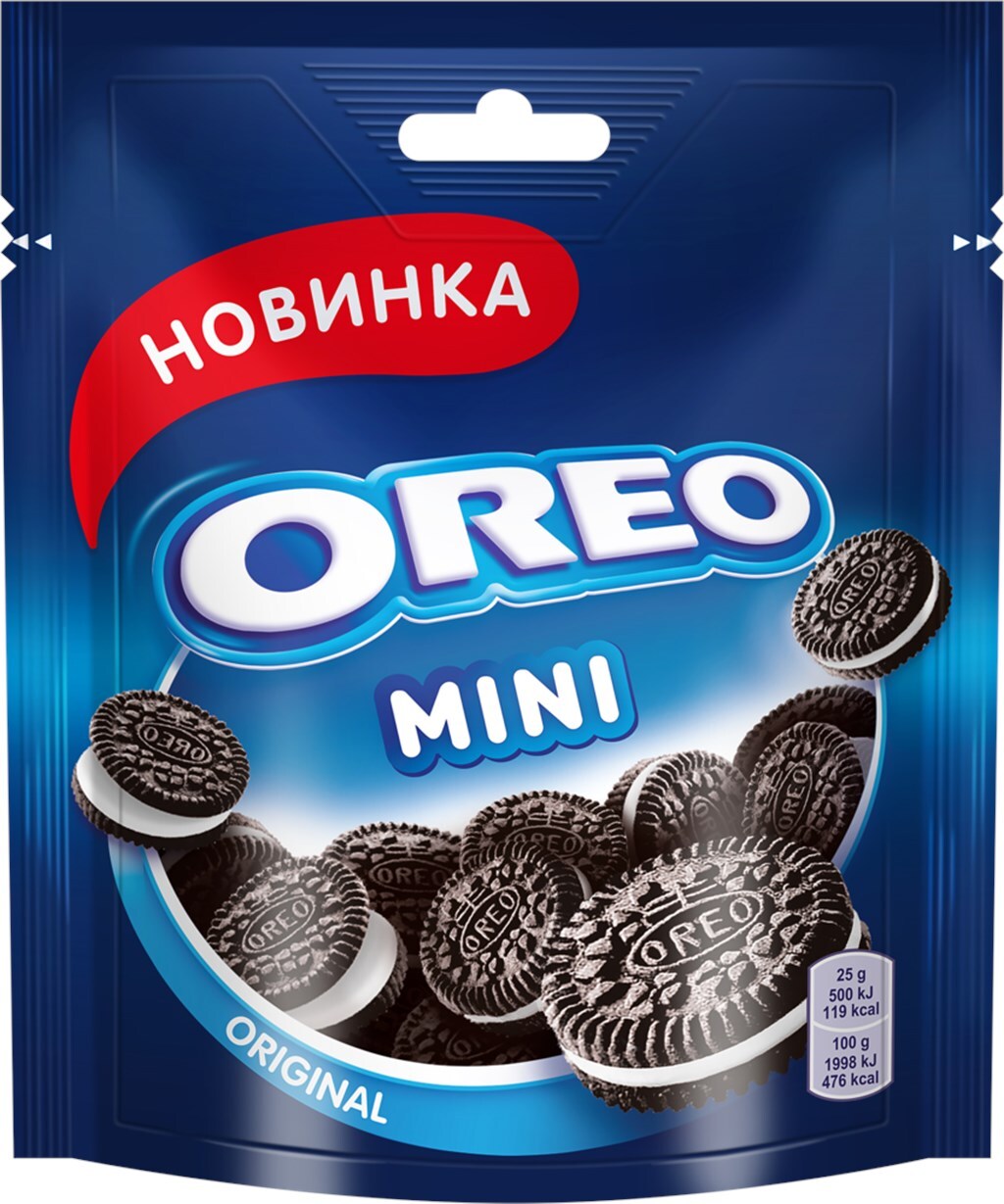 Печенье OREO Mini с какао и начинкой с ванильным вкусом, 100 г - 5 упаковок  - купить с доставкой по выгодным ценам в интернет-магазине OZON (660439393)