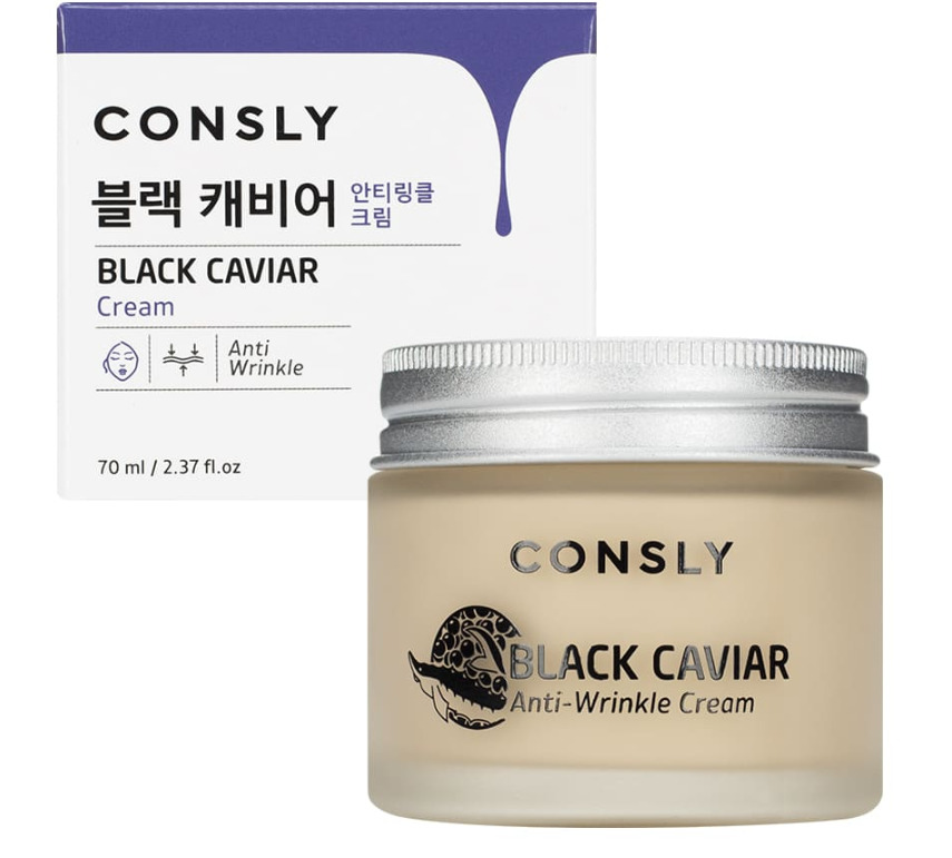 Крем caviar отзывы. Consly black caviar anti-wrinkle cream. consly крем для рук.