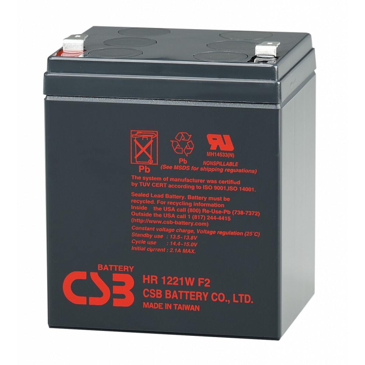 Аккумуляторная батарея CSB HR1221W F2