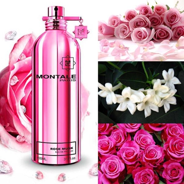 Musc rose. Монтале Розес мускус. Духи Монталь Роуз Маск. Духи Монталь Roses Musk.