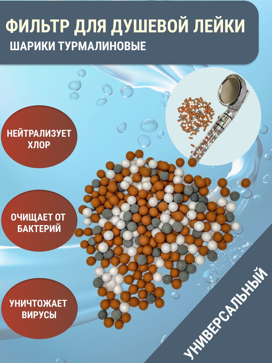 Сменный турмалиновый фильтр для душевой лейки