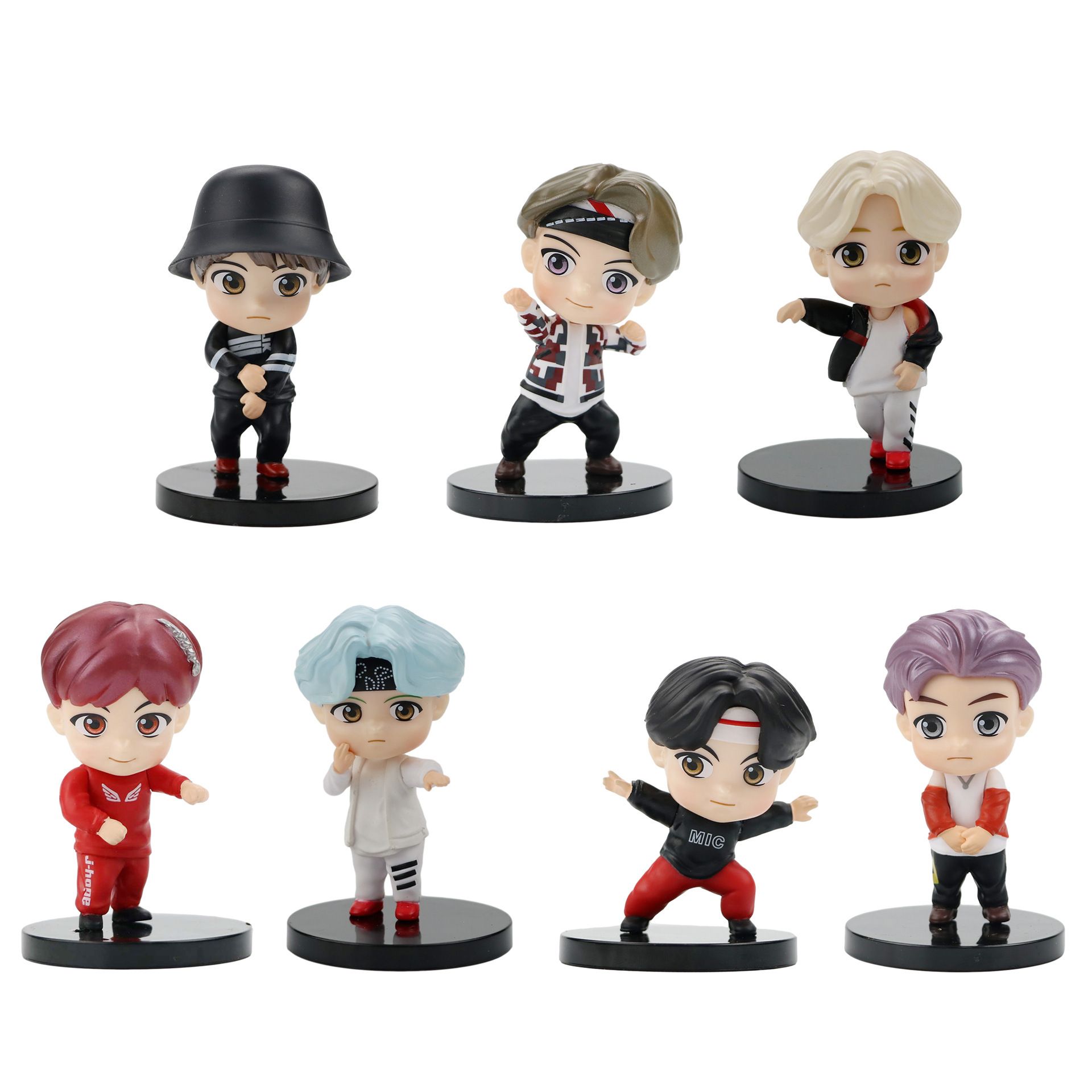 Boy toys отзывы. Фигурки Тини Тан БТС. Коллекционные фигурки БТС. BTS фигурки Чиби dsunimate. Фигурки БТС 8 человек.