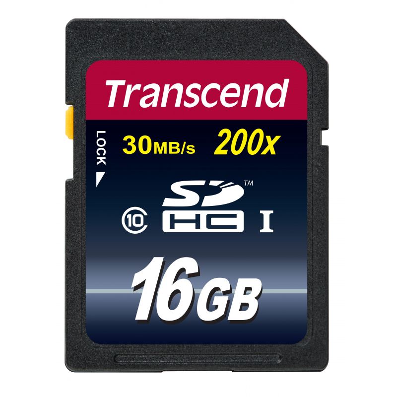 Карта памяти transcend sdhc 16 гб