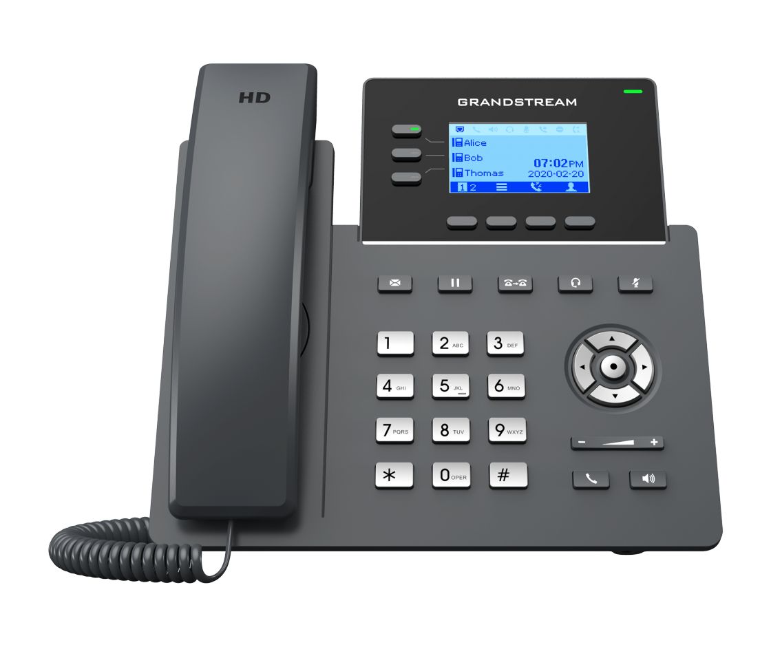 IP-телефон Grandstream GRP2603 / VoIP телефон / 3 SIP-линии, 6 SIP-аккаунтов