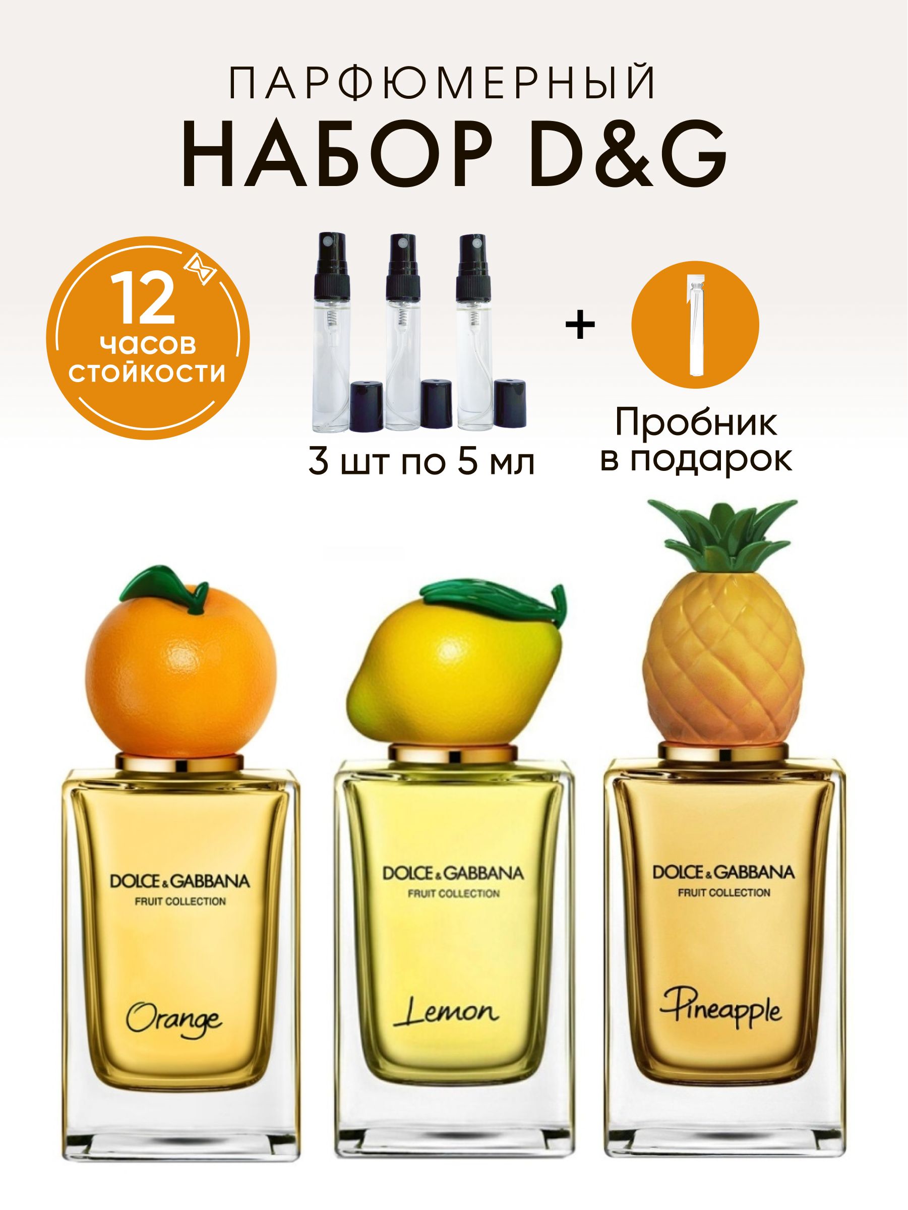 Fruit collection orange