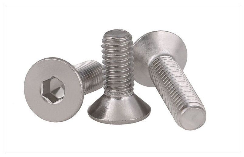 Винт м3 под шестигранник. Hexagon Socket Countersunk Screw din - 7991. Винт din 7991. Винт din 7991 m3x4.