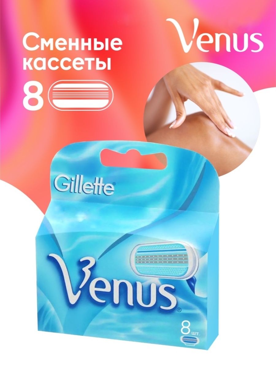 Сменные кассеты для бритья gillette женские