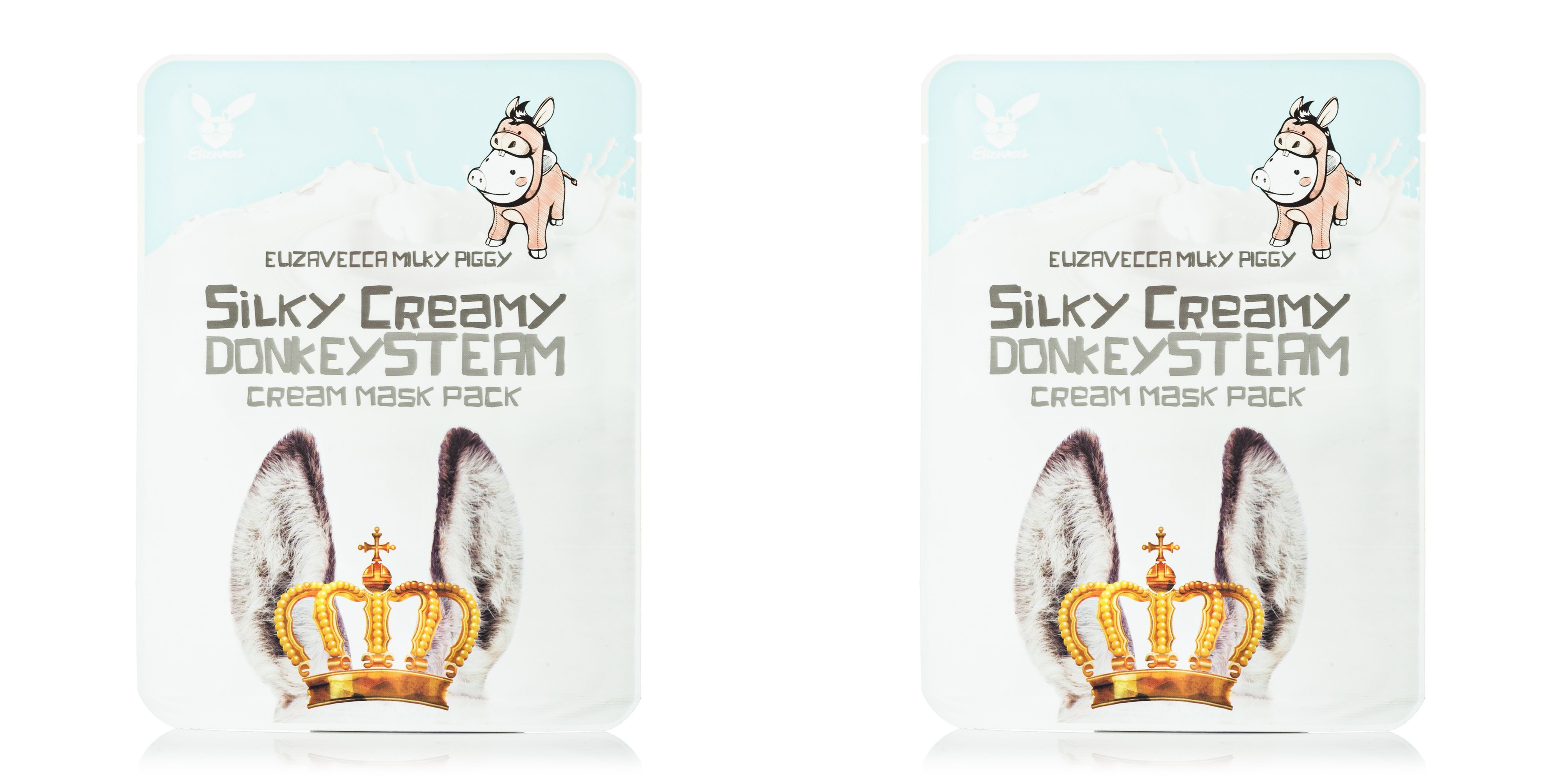 Silky creamy donkey steam cream mask pack фото 1